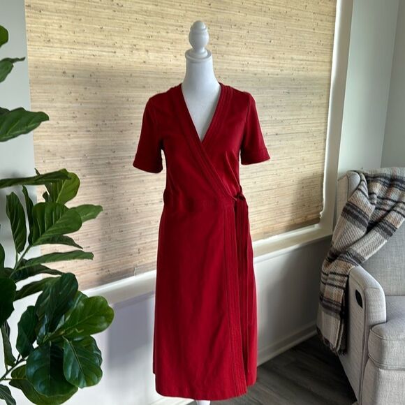 Boden Dresses & Skirts - BODEN Women’s Red Wrap Dress Size US 6L